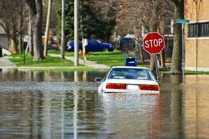 Flood Scene in Scottsdale, Phoenix, Maricopa County, AZ Provided by Scottsdale & Phoenix Restaurant Insurance